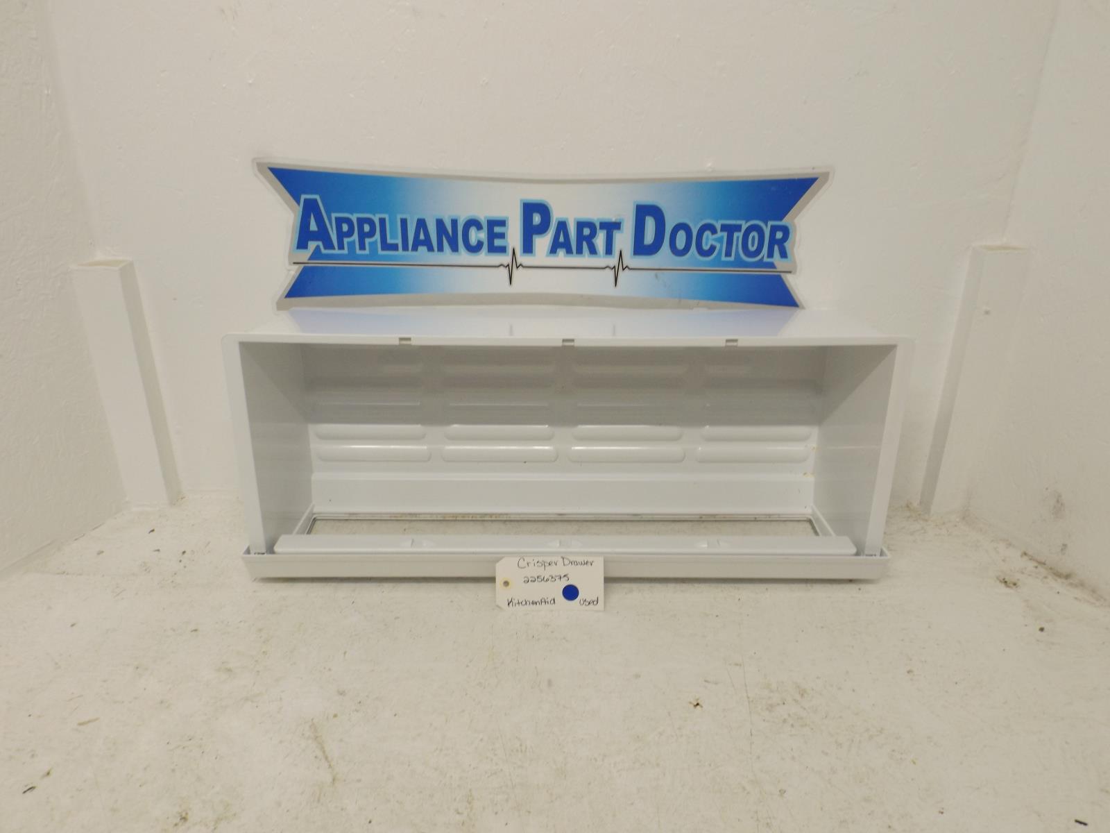 KitchenAid Refrigerator 2256375 Crisper Drawer Used KitchenAid Refrigerator 2256375 Crisper Drawer Used